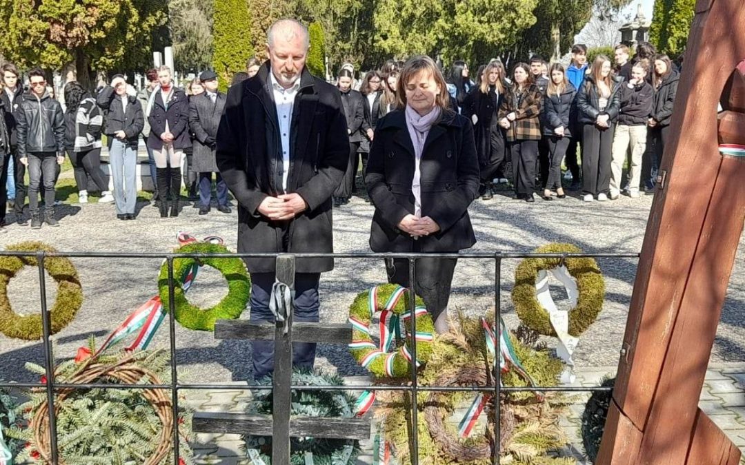 Közösen emlékeztünk az 1848-as forradalom hőseire Ipolyságon