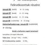 befizetési rend január