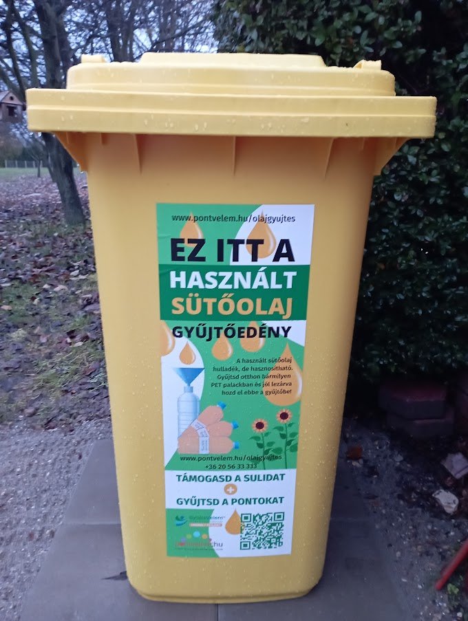 Iskolánkban is leadható a használt sütőolaj (1)