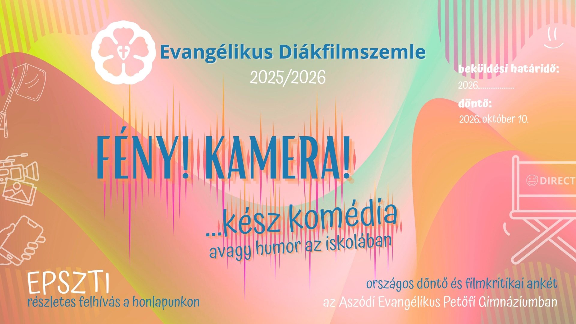 Evangélikus Diákfilmszemle az evangélikus iskolák tanulói számára